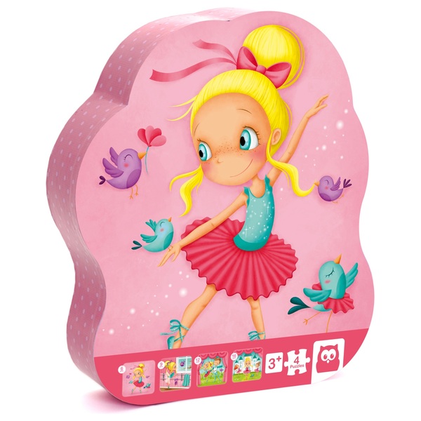 Ballerina 4 in a Pack Jigsaw Puzzles Smyths Toys Ireland