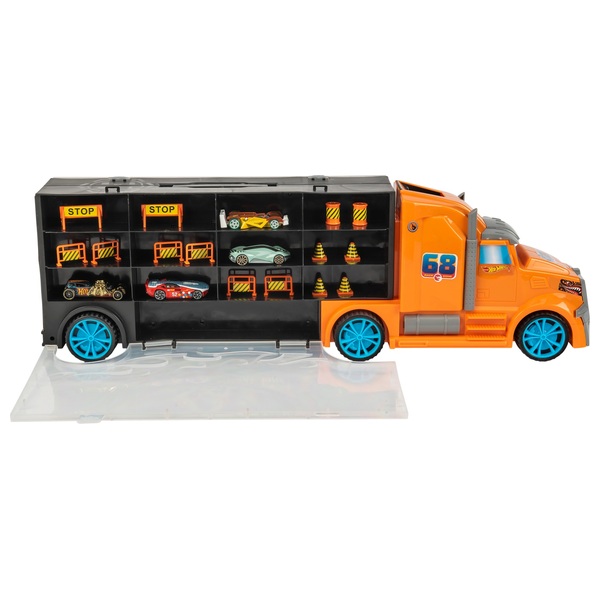 Camion Transporteur Hot Wheels - Remorques Interchangeables - Modèle  Aléatoire - 15 cm