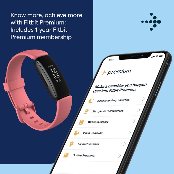 Fitbit Inspire 2 FB418BKCR Fitness Tracker (Desert Rose)