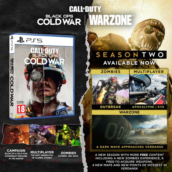 ps5 call of duty cold war pre order