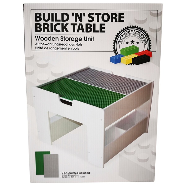 Build 'N' Store - Table de Rangement pour Briques de Construction