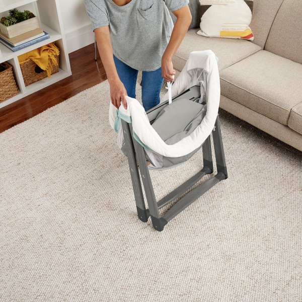 Ingenuity Wood Fold Away Rocking Classic Wallace Smyths Toys UK