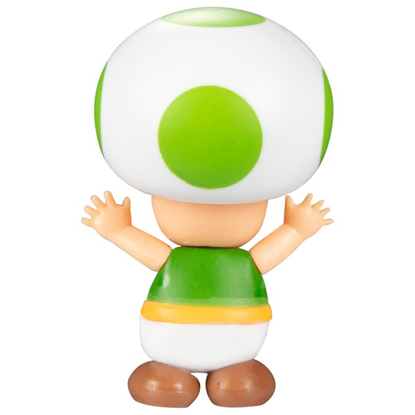 Nintendo Super Mario 6cm Green Toad | Smyths Toys UK