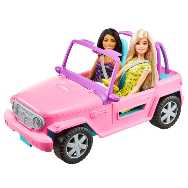 Barbie Jeep with 2 Dolls Smyths Toys Ireland
