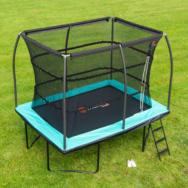 Jump Power Elite Series 10 x 7.5ft Rectangular Trampoline & Enclosure