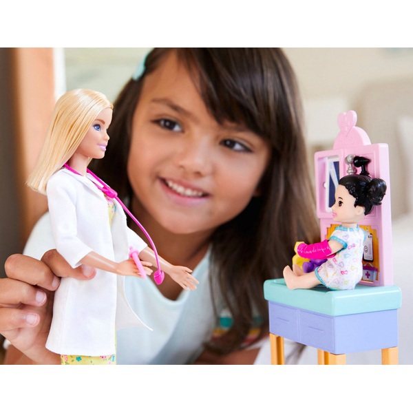 Barbie Careers Pediatrician Doll Playset | Smyths Toys Ireland