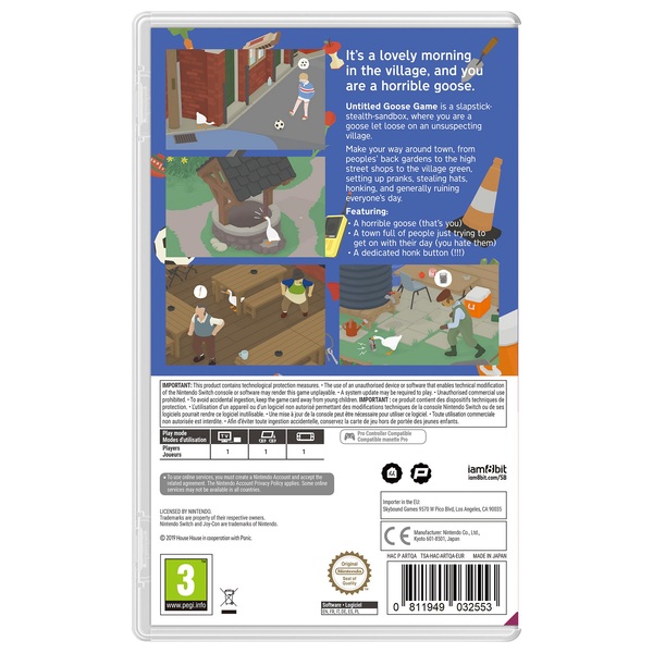 Untitled Goose Game Nintendo | Toys UK