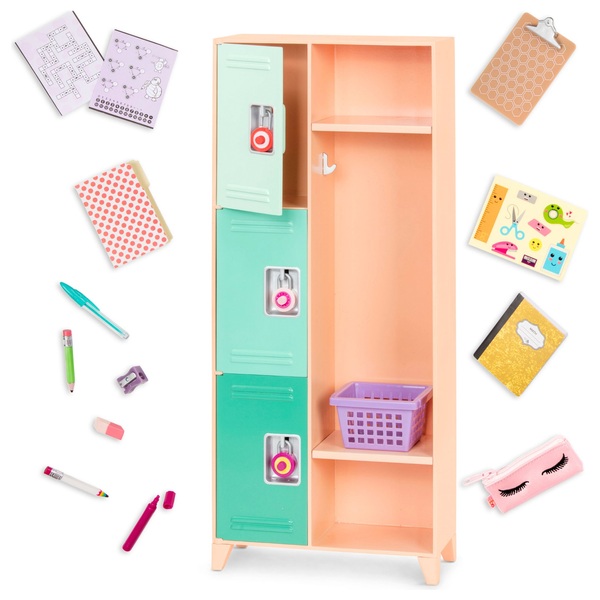 Our Generation School Locker Set Smyths Toys UK