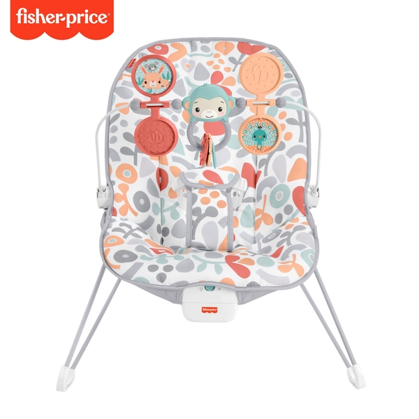 FisherPrice Sweet Summer Blossoms Baby Bouncer Smyths Toys UK