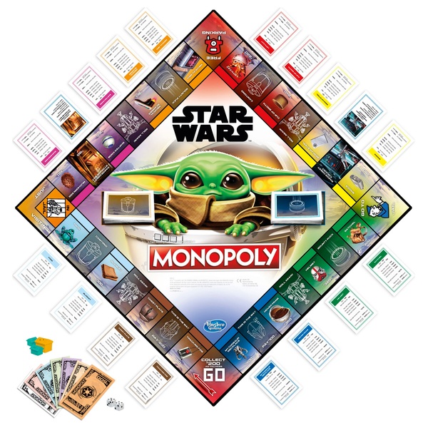 Monopoly Star Wars The Child &quot;Baby Yoda&quot; Edition Board