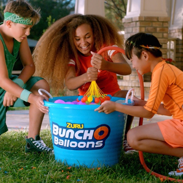 Crazy Bunch O Balloons 100 Rapid-Filling Self-Sealing Water Balloons ...