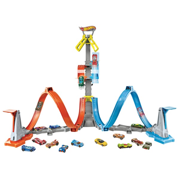 Hot Wheels Loop and Launch Track Set | Smyths Toys Ireland