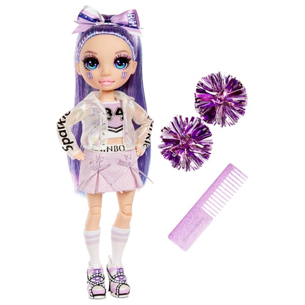 Rainbow High Cheer Doll Violet Willow Purple Smyths Toys Uk