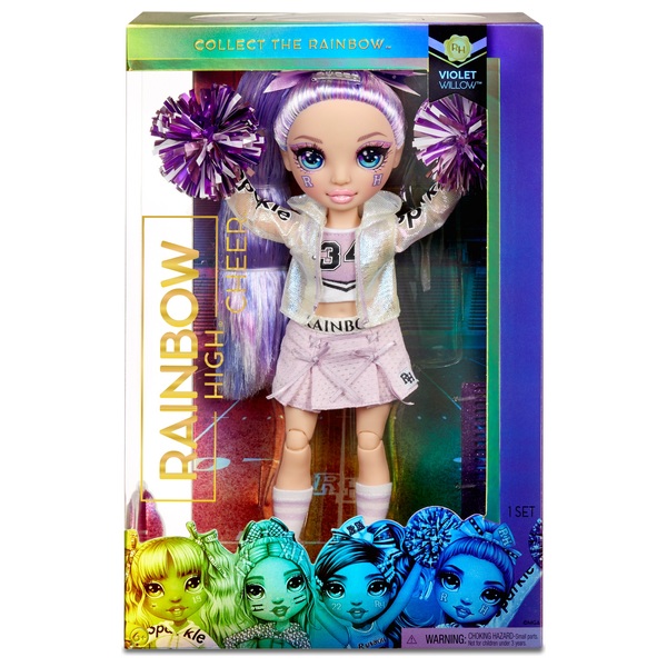 Rainbow High Cheer Doll - Violet Willow (Purple) | Smyths Toys Ireland