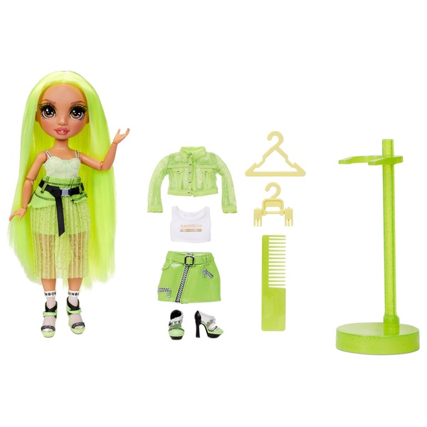 Rainbow High Fashion Doll - Karma Nichols (Neon) | Smyths Toys UK