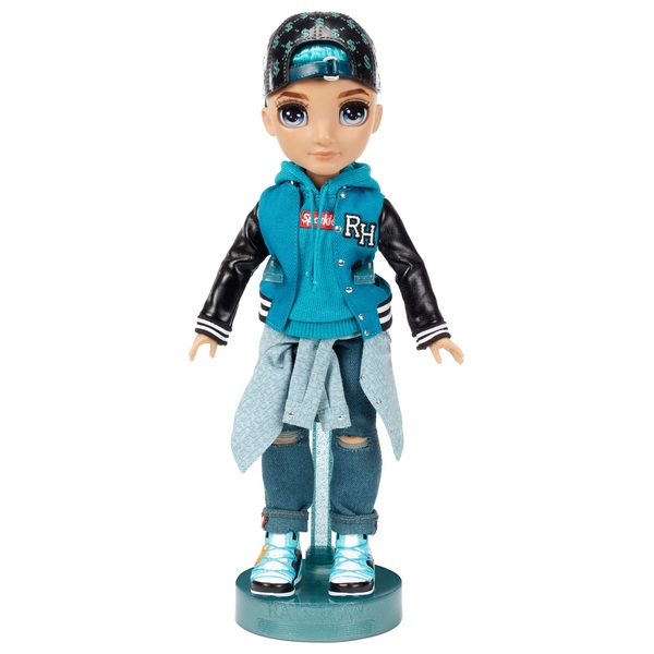 Rainbow High Fashion Doll- River Kendall (Teal Boy) - Smyths Toys Ireland