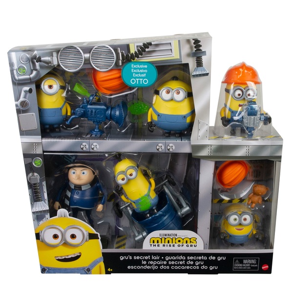 Minions The Rise of Gru - Gru's Secret Lair 6 Figure Story Pack ...