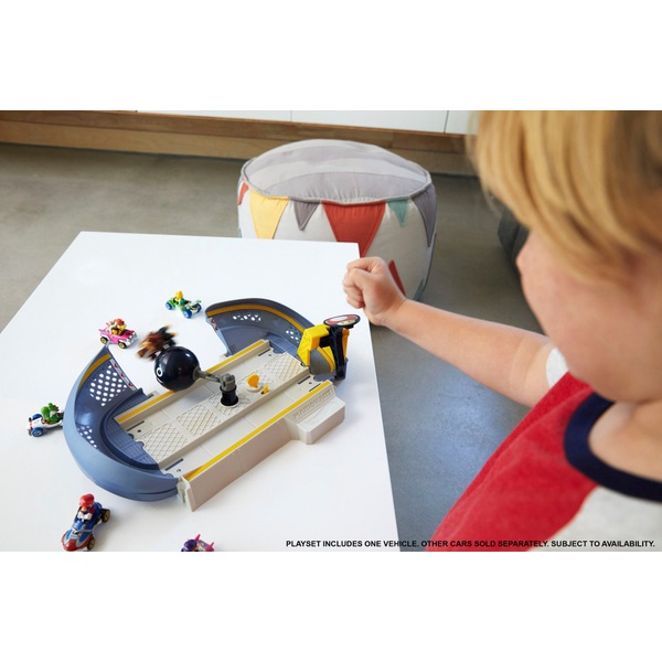 Hot Wheels Mario Kart Chain Chomp Track Set | Smyths Toys UK