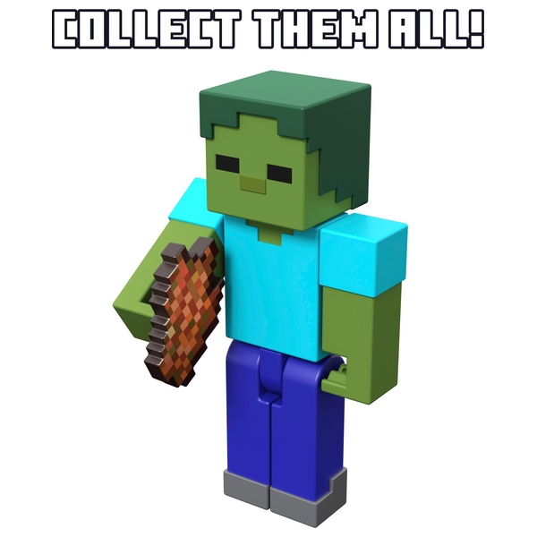 Minecraft 8cm Zombie Figure Smyths Toys UK
