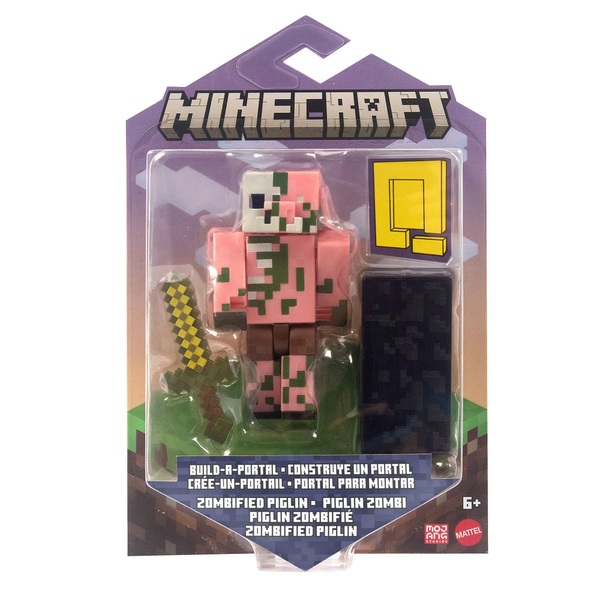 Minecraft 8cm Figure Zombified Piglin Smyths Toys Uk