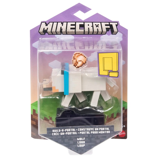 Minecraft 8cm Figure Wolf | Smyths Toys UK