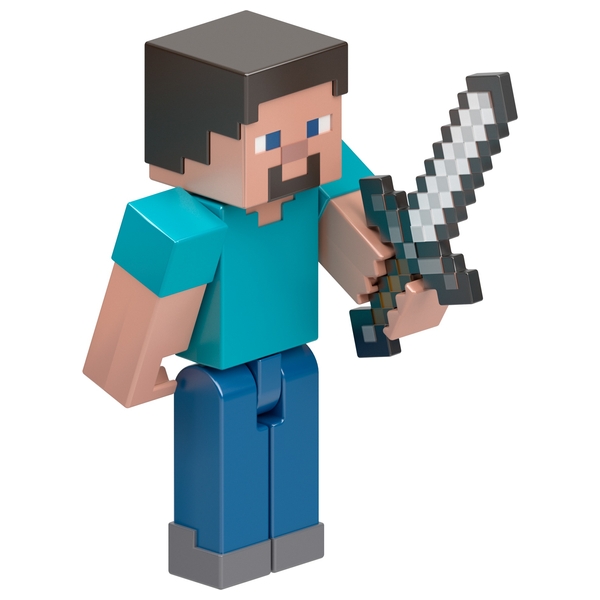 Minecraft 8cm Steve Action Figure | Smyths Toys Ireland