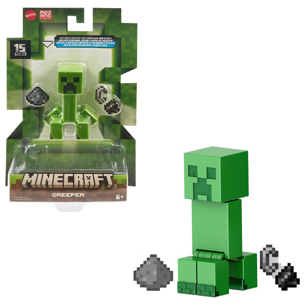 Minecraft - Figura de ação Minecraft Creeper com acessório, brinquedo ㅤ, MISC ACTION FIGURES