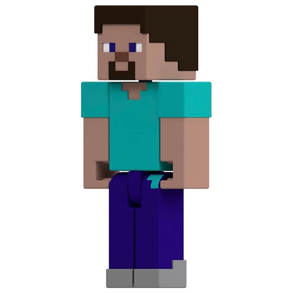 Minecraft Core 8cm Action Figure - Steve | Smyths Toys UK