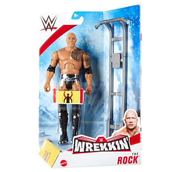 Wwe Wrekkin The Rock Action Figure Smyths Toys Uk