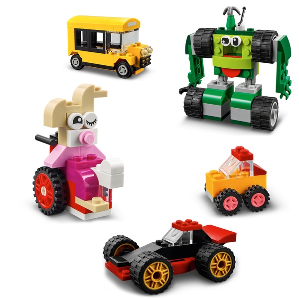 LEGO 11014 Classic Bricks and Wheels Starter Building Set | Smyths Toys UK