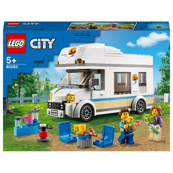 Match miste dig selv lilla LEGO City 60283 Great Vehicles Holiday Camper Van Toy Car | Smyths Toys UK