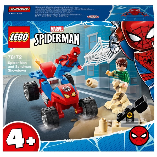 Lego 76172 Marvel Super Heroes Spider Man And Sandman Showdown Toy Smyths Toys Ireland - spiderman roblox toy