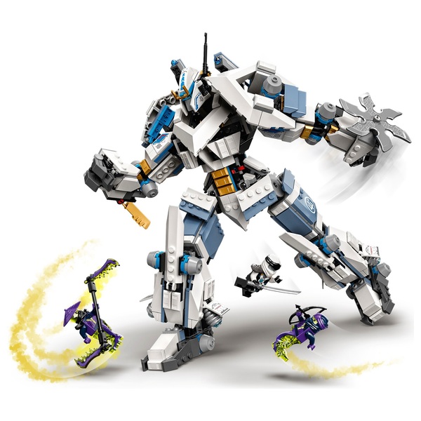 LEGO 71738 NINJAGO Legacy Zane’s Titan Mech Battle Toy | Smyths Toys ...