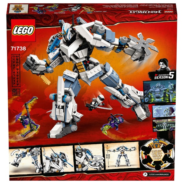 LEGO Ninjago 71738 Le Robot de Combat Titan de Zane