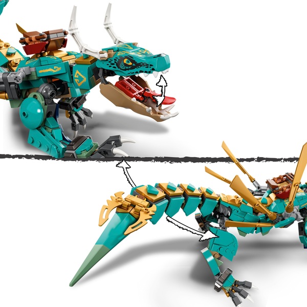 LEGO 71746 NINJAGO Jungle Dragon Toy Building Set | Smyths Toys UK