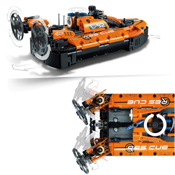 LEGO 42120 Technic Rescue Hovercraft 2 in 1 Building Set | Smyths Toys UK