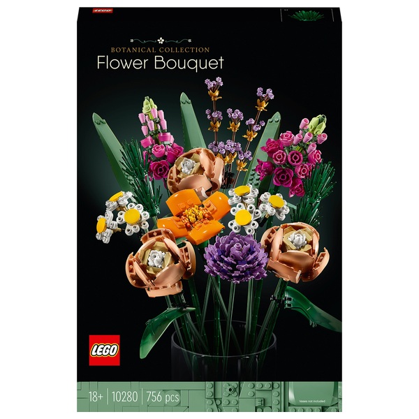 LEGO Icons 10280 Botanical Collection Flower Bouquet Set for Adults | Smyths Toys UK