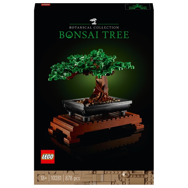 LEGO Icons 10281 Botanical Collection Bonsai Tree Flowers Set for