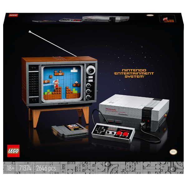 LEGO 71374 Super Mario Nintendo Entertainment System Set | Smyths Toys UK