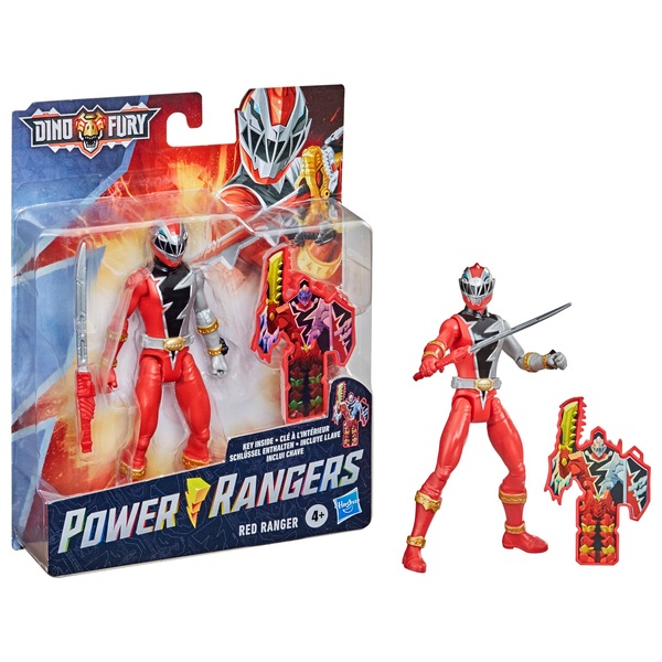 Power Rangers Dino Fury 15cm Red Ranger Action Figure | Smyths Toys Ireland