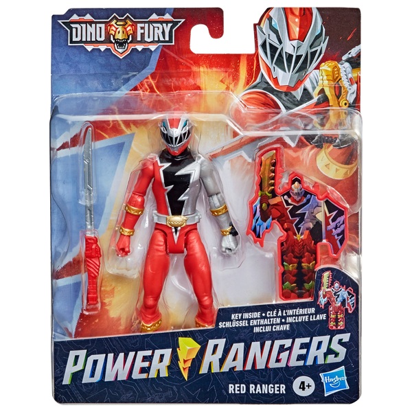 Power Rangers Dino Fury 15cm Red Ranger Action Figure | Smyths Toys Ireland