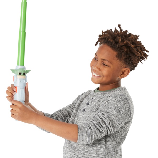Star Wars Lightsaber Squad Extendable Green Lightsaber Smyths Toys UK