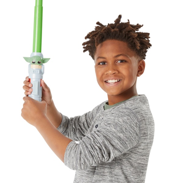 Star Wars Lightsaber Squad Extendable Green Lightsaber Smyths Toys UK