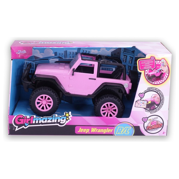 RC 1:16 Jeep Wrangler Pink Remote Control Car Jeep Vehicle Children's Toy 4x4 UK 