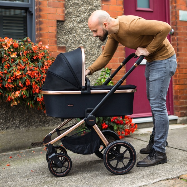 zummi solo travel system rose gold review