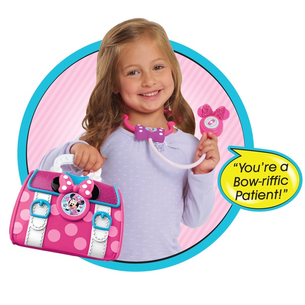 Disney Junior Minnie's Bow-Care Doctor Bag Set | Smyths Toys UK