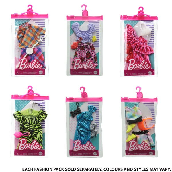 Mattel - Barbie Fashion Pack - Ensemble 2 Tenues de vêtements pour