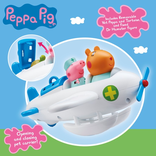 Peppa Pig Dr Hamster Veterinary Plane Smyths Toys UK