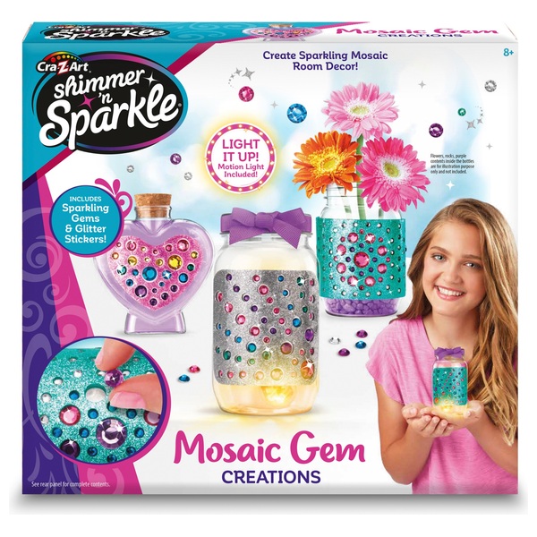 CraZArt Shimmer 'n Sparkle Mosaic Gem Creations Smyths Toys Ireland