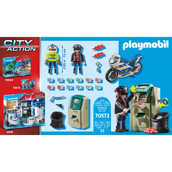 PLAYMOBIL City Action 70572 Rendőrségi motorkerékpár: A rabló üldözése – 3. kép